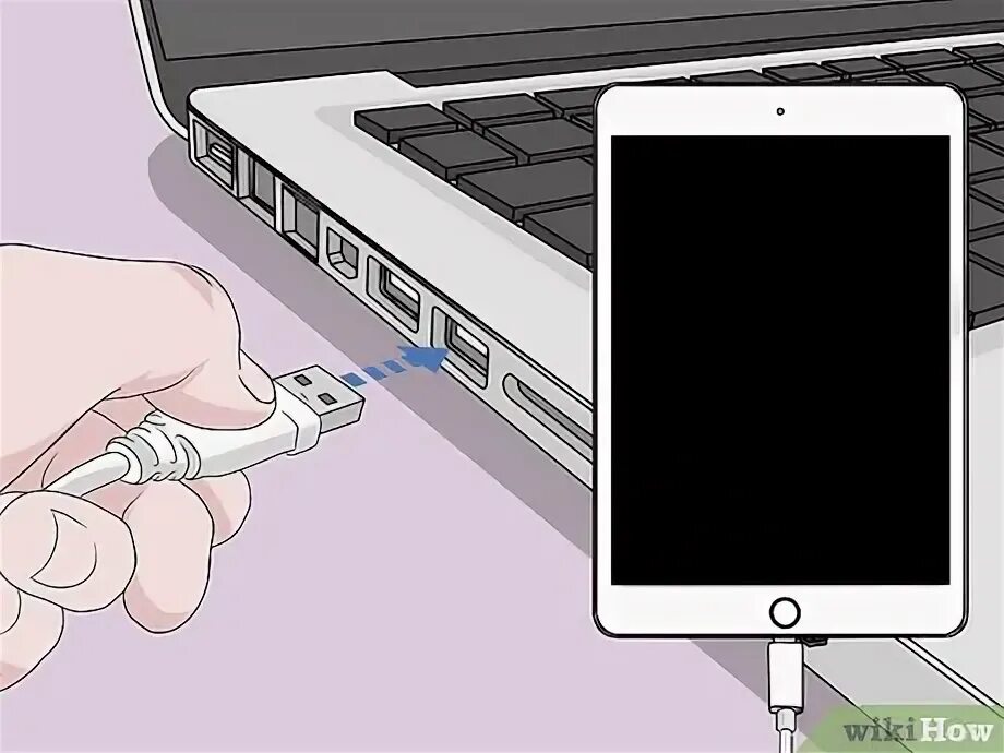 Подключение iphone к компьютеру Как подключить iPad к iTunes (с иллюстрациями)