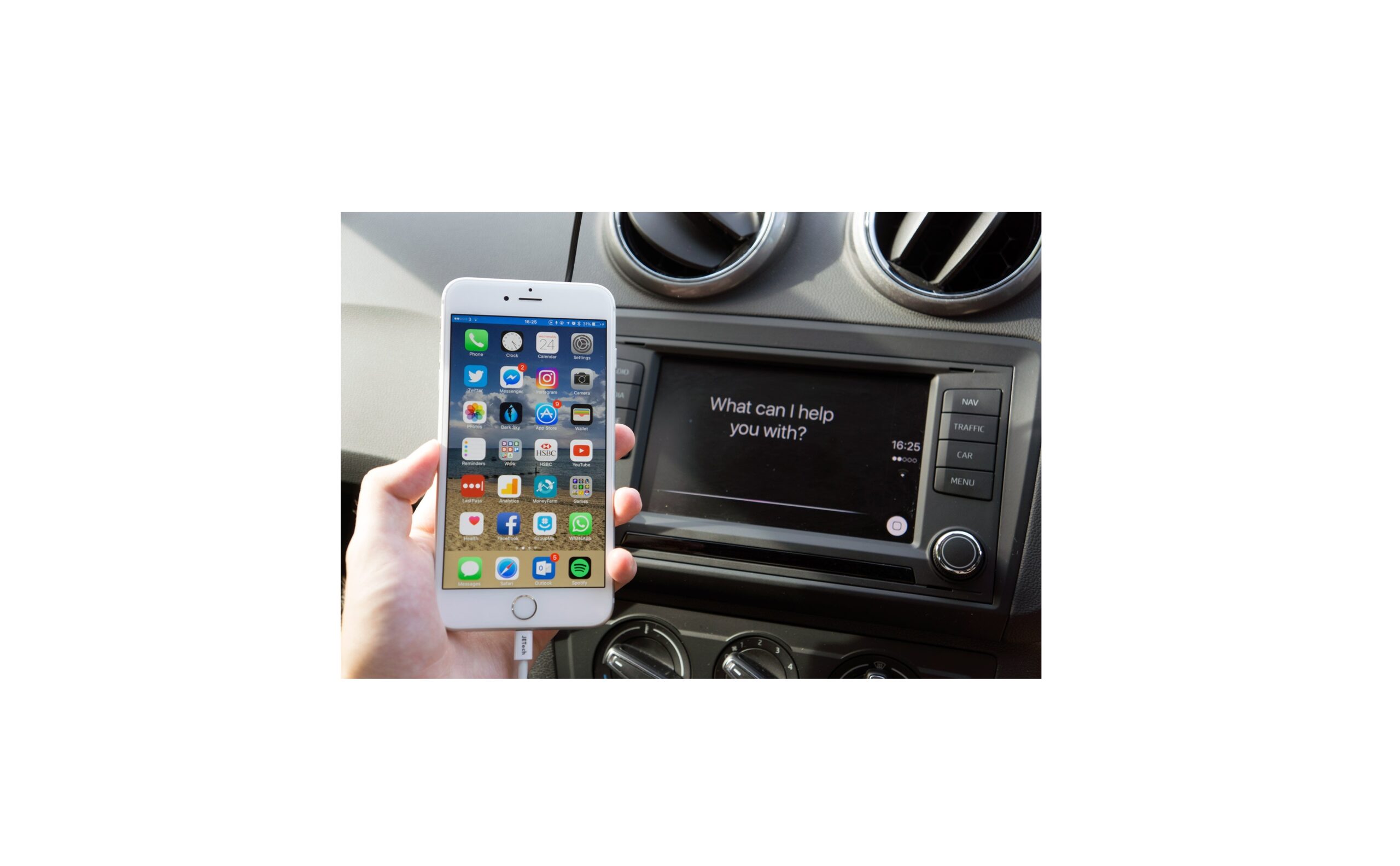 Подключение iphone к машине Use Siri in your car