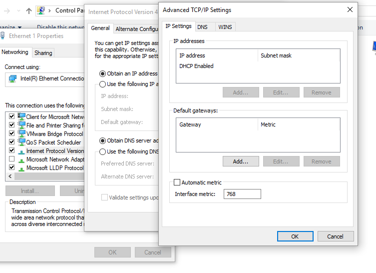 Подключение ipv6 windows 10 networking - How do I get Windows 10 to respect my IPv6 Interface metric? - Supe