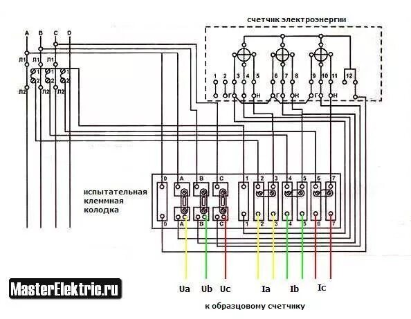 Подключение испытательной колодки к трехфазному счетчику Ответы Mail.ru: Испытательная клеммная колодка
