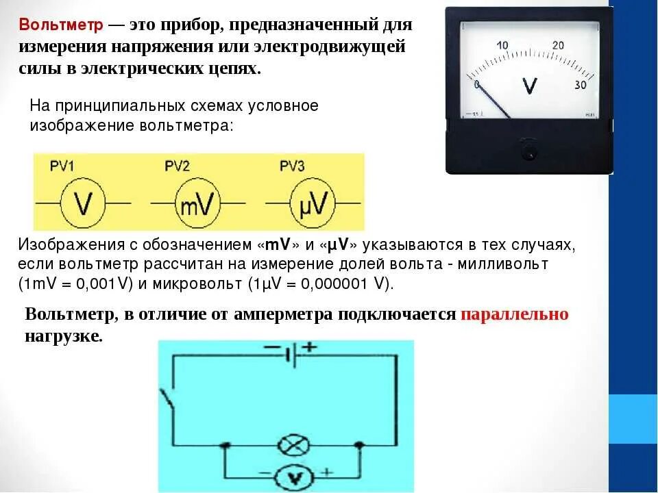 Подключение измерительных приборов к электрическим цепям Прибор для измерения силы тока в электрической цепи фото - DelaDom.ru