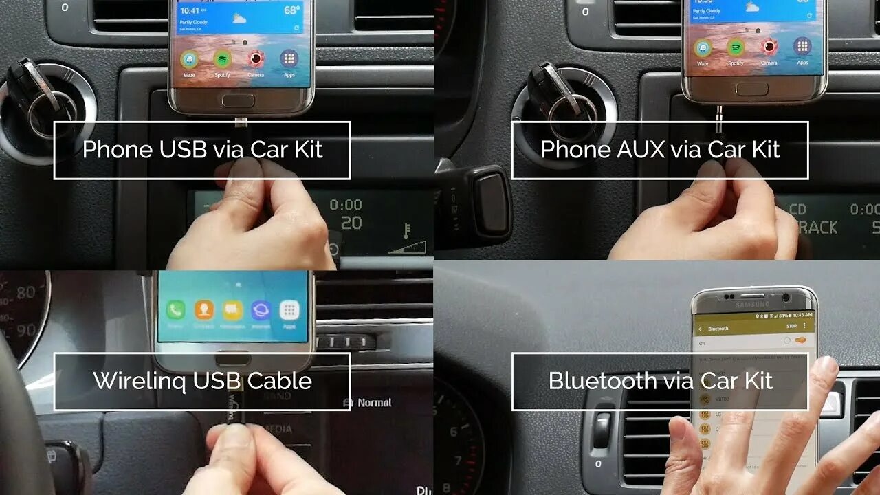 Подключение к автомобилю через телефон 4 Ways to Connect your Android Phone to Car Stereo with GROM - YouTube