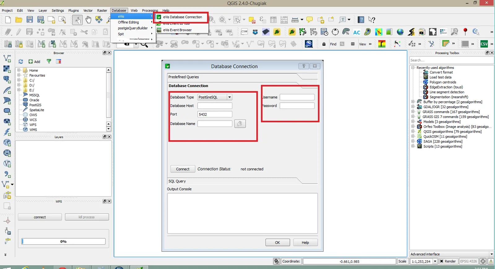 Подключение к базе через com Make connection from Postgresql to QGIS? - Geographic Information Systems Stack 