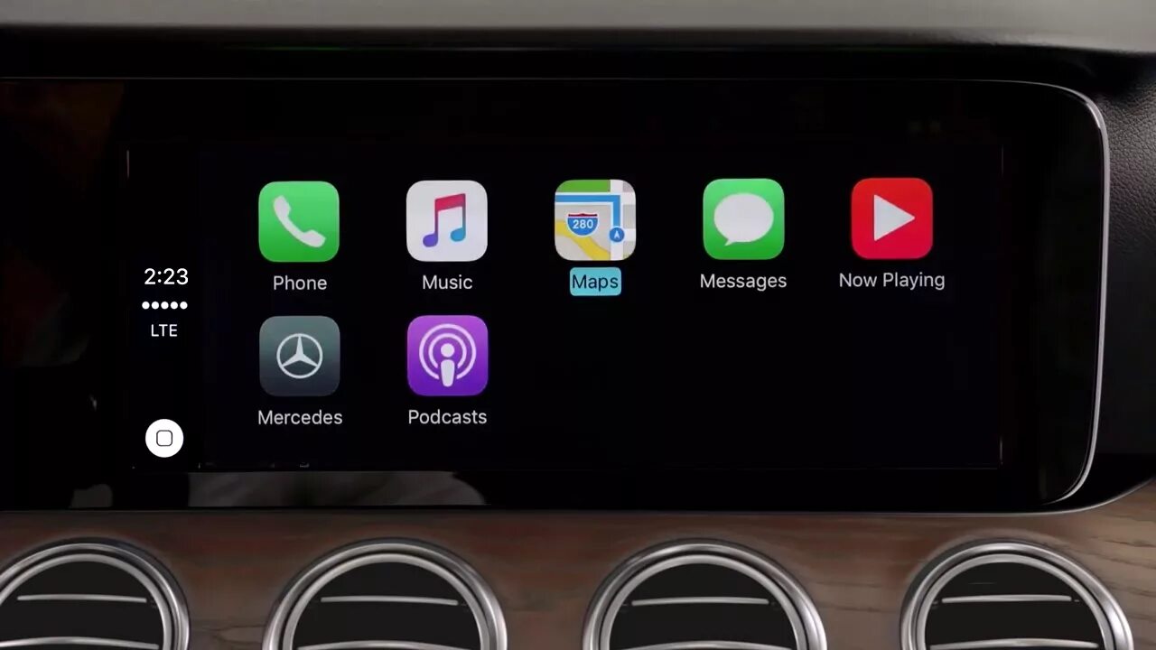 Подключение к carplay без провода Mercedes-Benz Apple CarPlay - YouTube