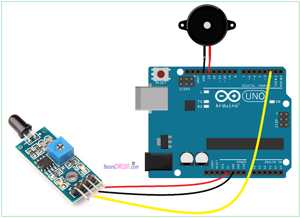 Подключение к датчику пламени к ардуино Arduino Flame Sensor Interface