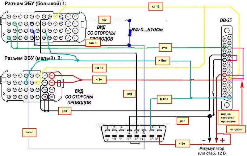 Подключение к эбу 4 Контент ELEKTRON-73 - Страница 5 - Автомобильный Портал oktja.ru