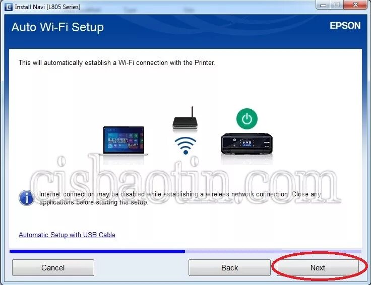 Подключение к epson через wifi Как подключить принтер epson l805