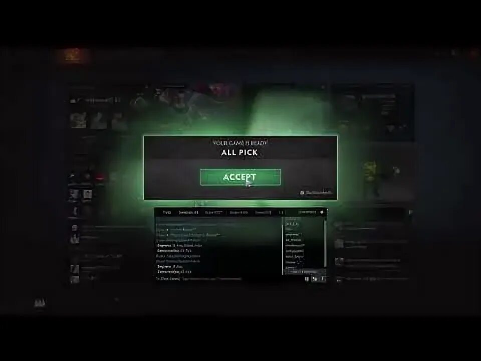 Подключение к игре дота 2 Спільнота Steam :: Відео :: DOTA 2 When the accept button is broken!