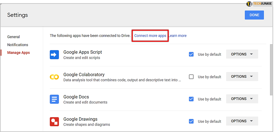 Подключение к какому приложению к одноклассником How To Remove Connected Apps in Google Drive - Tech Junkie