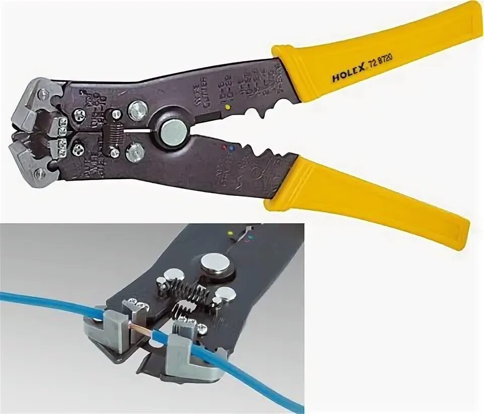 Подключение к проводу без снятия изоляции Кусачки Holex 09022023/2У - купить плоскогубцы в интернет-магазине OZON с достав