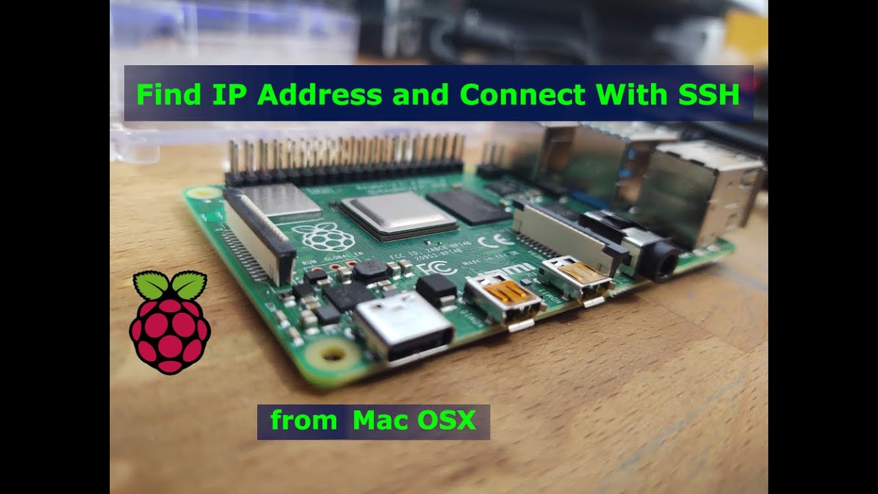 Подключение к raspberry pi 4 по ssh Raspberry Pi - Find IP Address and Connect with SSH from Mac OSX - YouTube