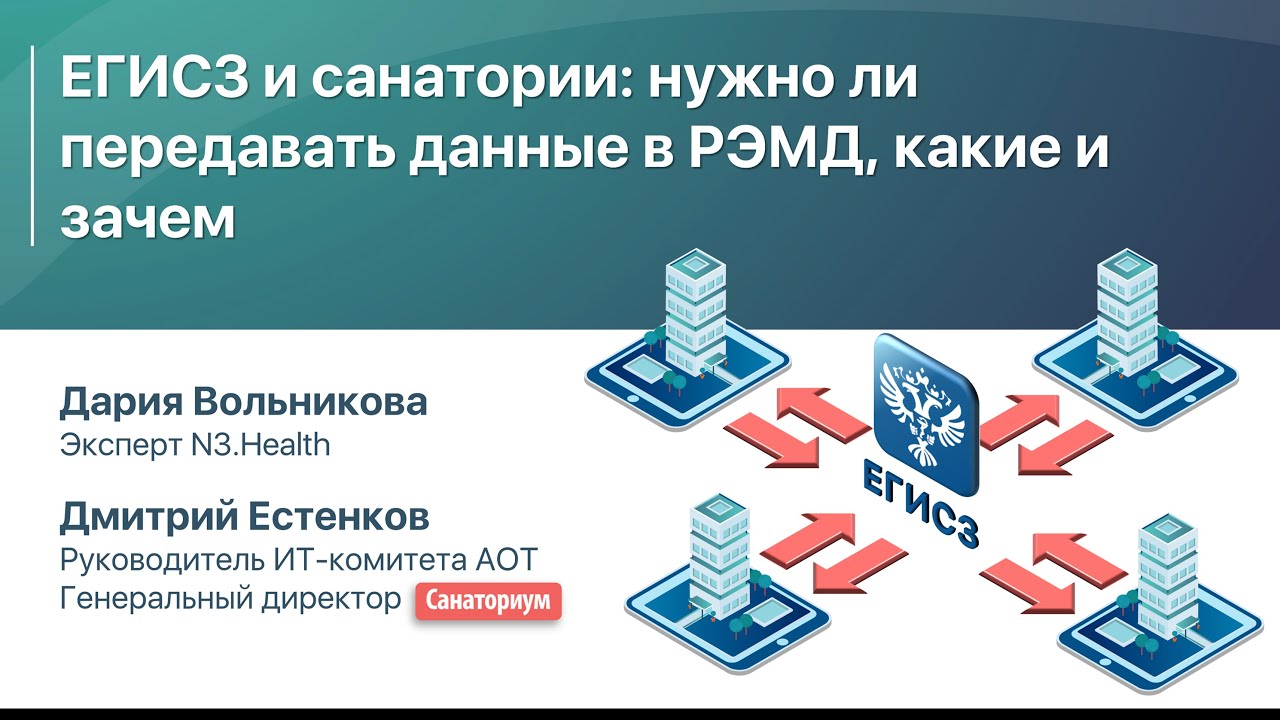 Подключение к рэмд егисз для частных клиник ЕГИСЗ и санатории: нужно ли передавать данные в РЭМД, какие и зачем? - YouTube