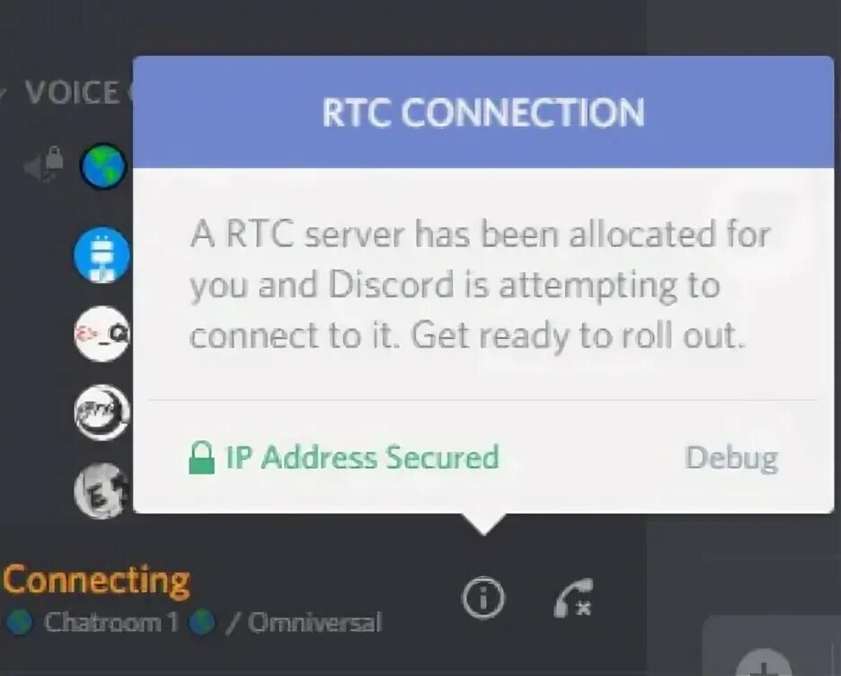 Подключение к rtc discord бесконечное 2024 A RTC Server Has Been Allocated for You and Discord is Attempting to Connect to 