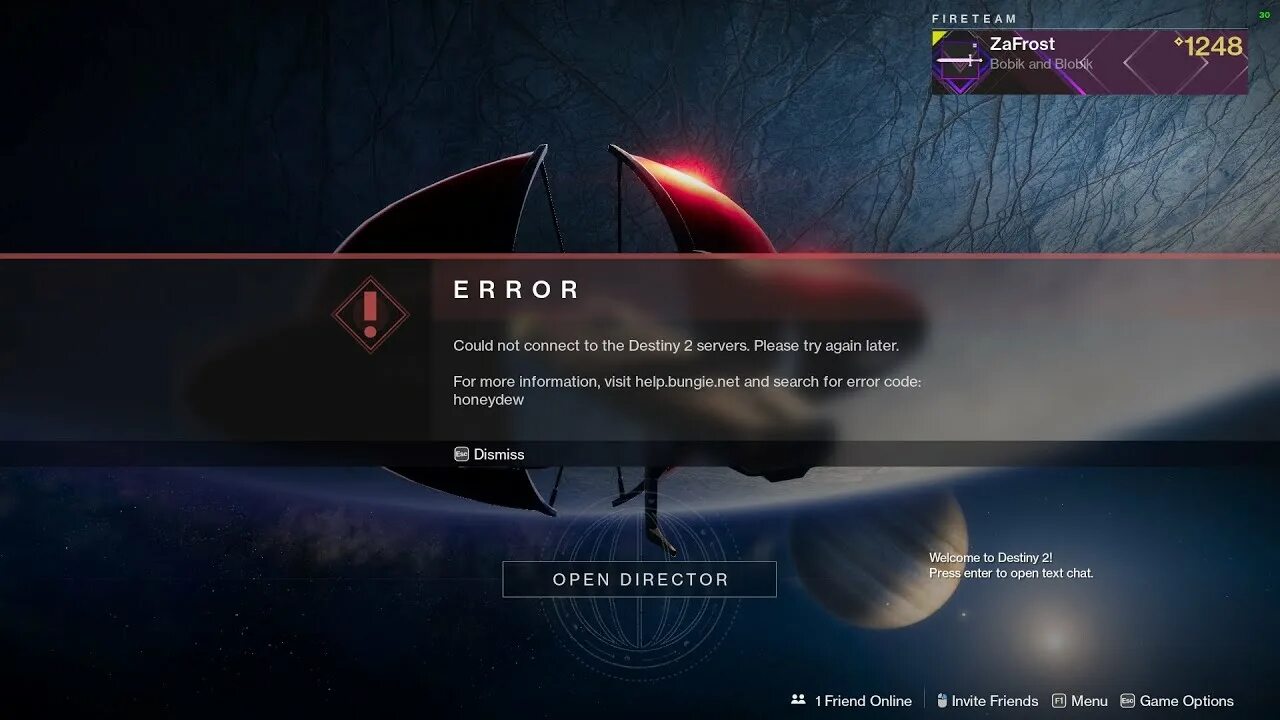 Подключение к серверам destiny 2 Error Could not connect to the Destiny 2 servers honeydew - YouTube