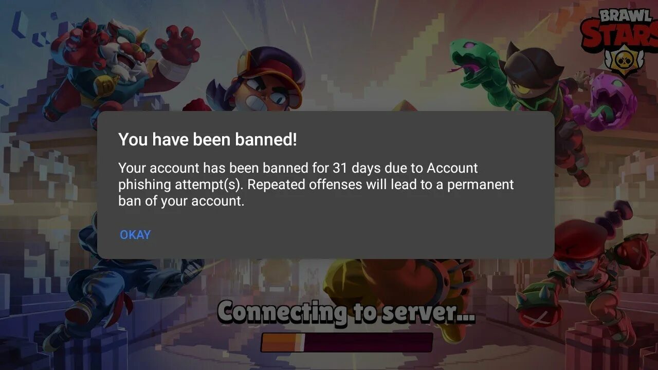 Подключение к серверу ошибка бравл старс I got banned for a month from brawl stars, and the reason why - YouTube