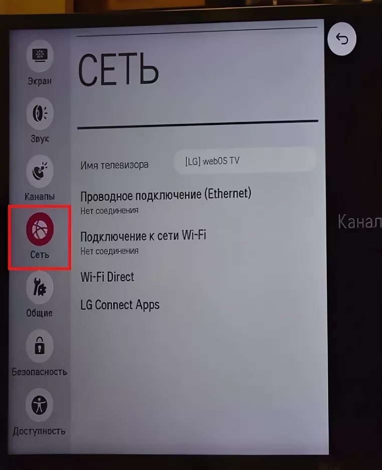 Подключение к сети 105 телевизор lg Как подключить к Интернету Smart TV разных марок и простые телевизоры