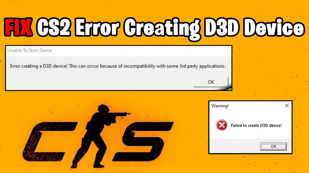 Подключение к сети counter strike 2 ошибка FIX CS2 Error Creating D3D Device ✅ EASY FIX! 2023 (Failed to create D3D device)