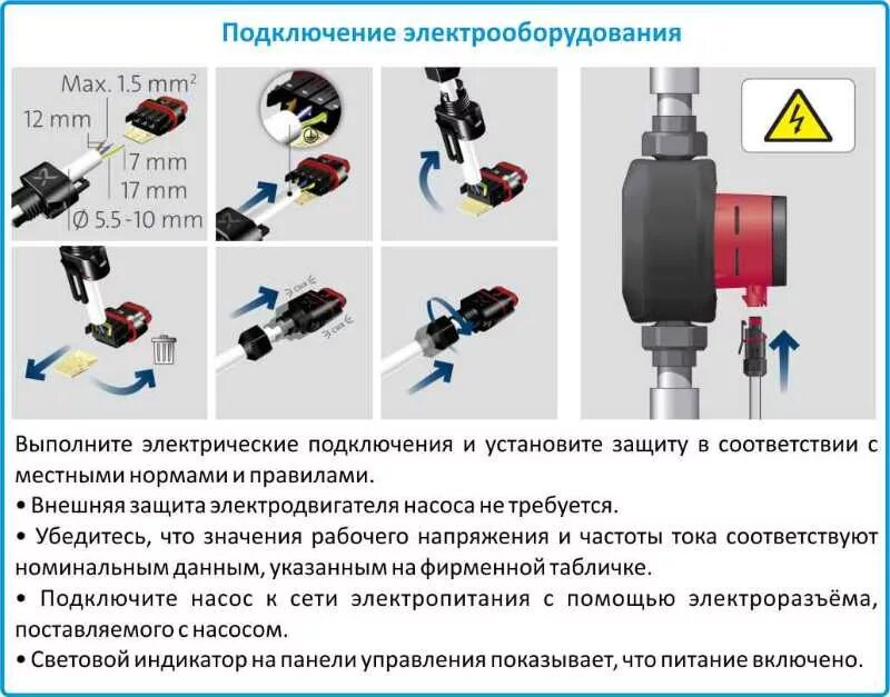 Подключение к сети циркулярного насоса грундфос Купить любые насосы Grundfos Alpha: Grundfos ALPHA3, Grundfos ALPHA2, Grundfos A