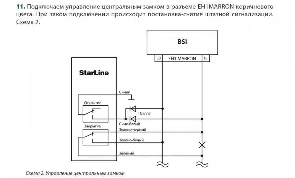 Подключение к штатному центральному замку Подключение сигнализации к центральному замку - описание + Видео