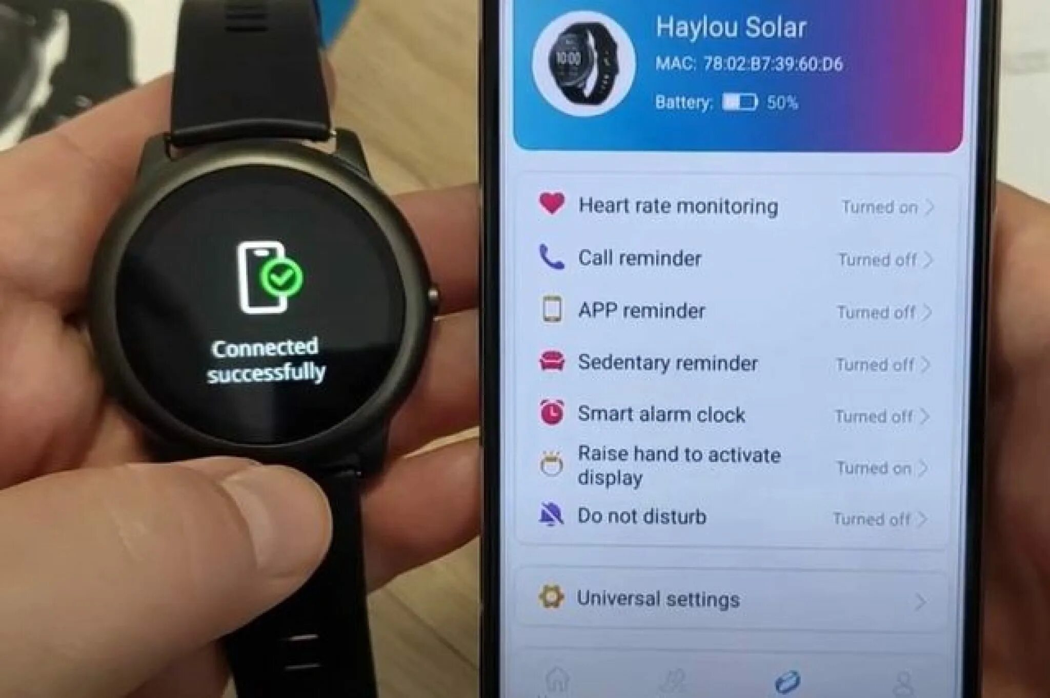 Подключение к смарт часам через телефон Haylou Solar Обзор: Умные часы с хорошим потенциалом