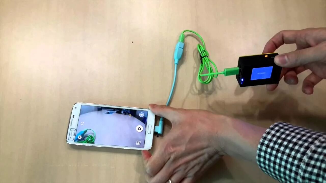 Подключение к смартфону через камеру CameraFi: You can connect sj4000 with Android Galaxy S5. - YouTube