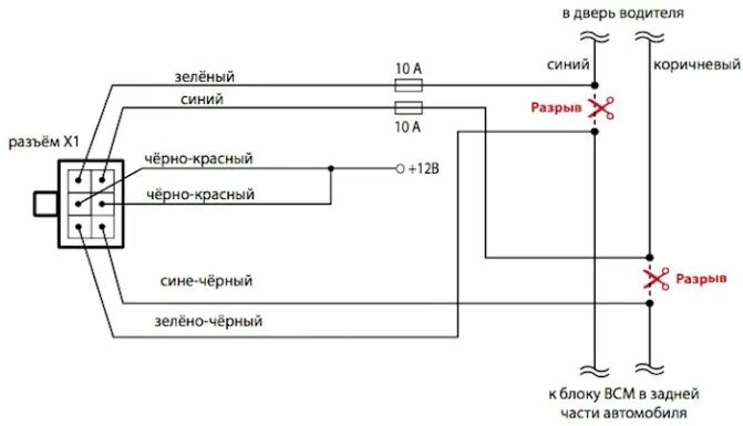 Подключение к центральному замку приора сигнализации старлайн Установка автосигнализации на Mazda 3