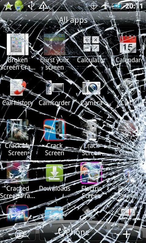 Подключение к телефону с разбитым экраном Скачать трещины экран сломан экран APK для Android