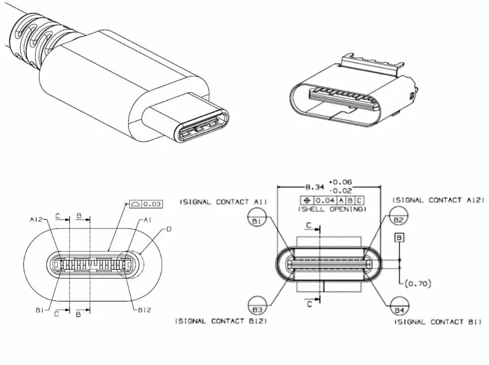 Подключение к телефону тайп си Схема type c распайки usb