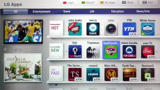 Подключение к телевизорам lg приложение LG makes a dash for TV apps * The Register