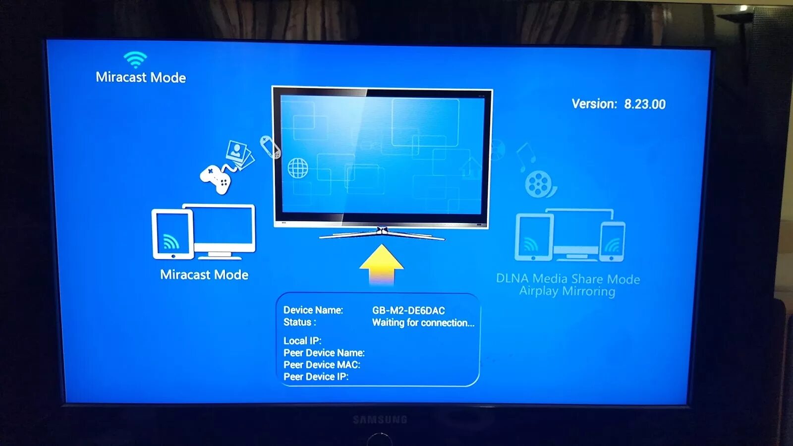 Подключение к телевизору через miracast Mirroring miracast