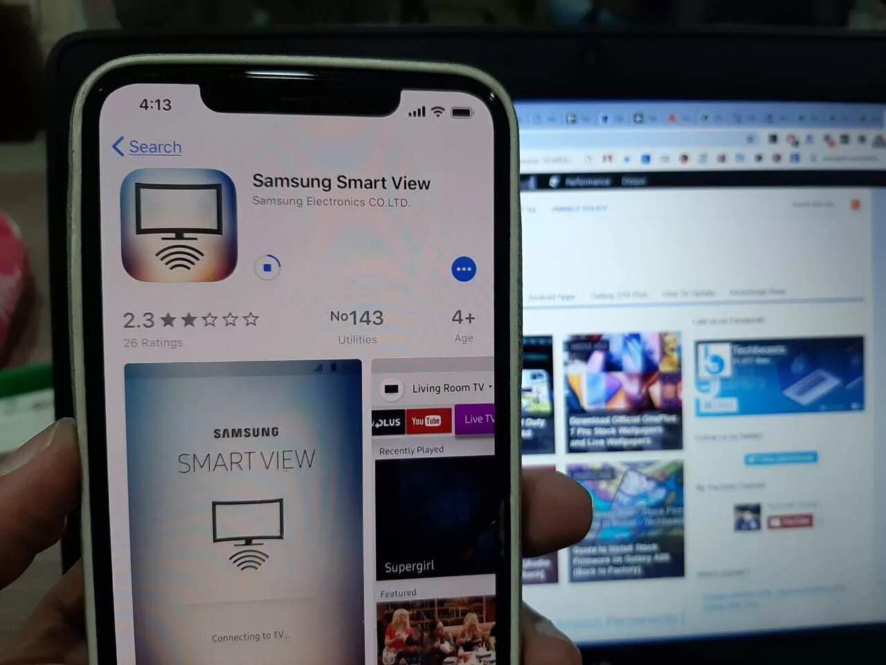 Подключение к телевизору через телефон samsung Программа для дублирования экрана телефона