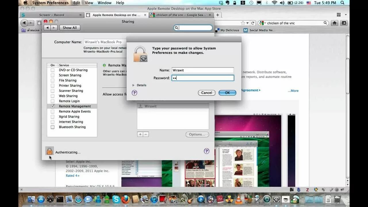 Подключение к удаленному рабочему столу mac How to remote desktop to your Mac OS X for free! - YouTube