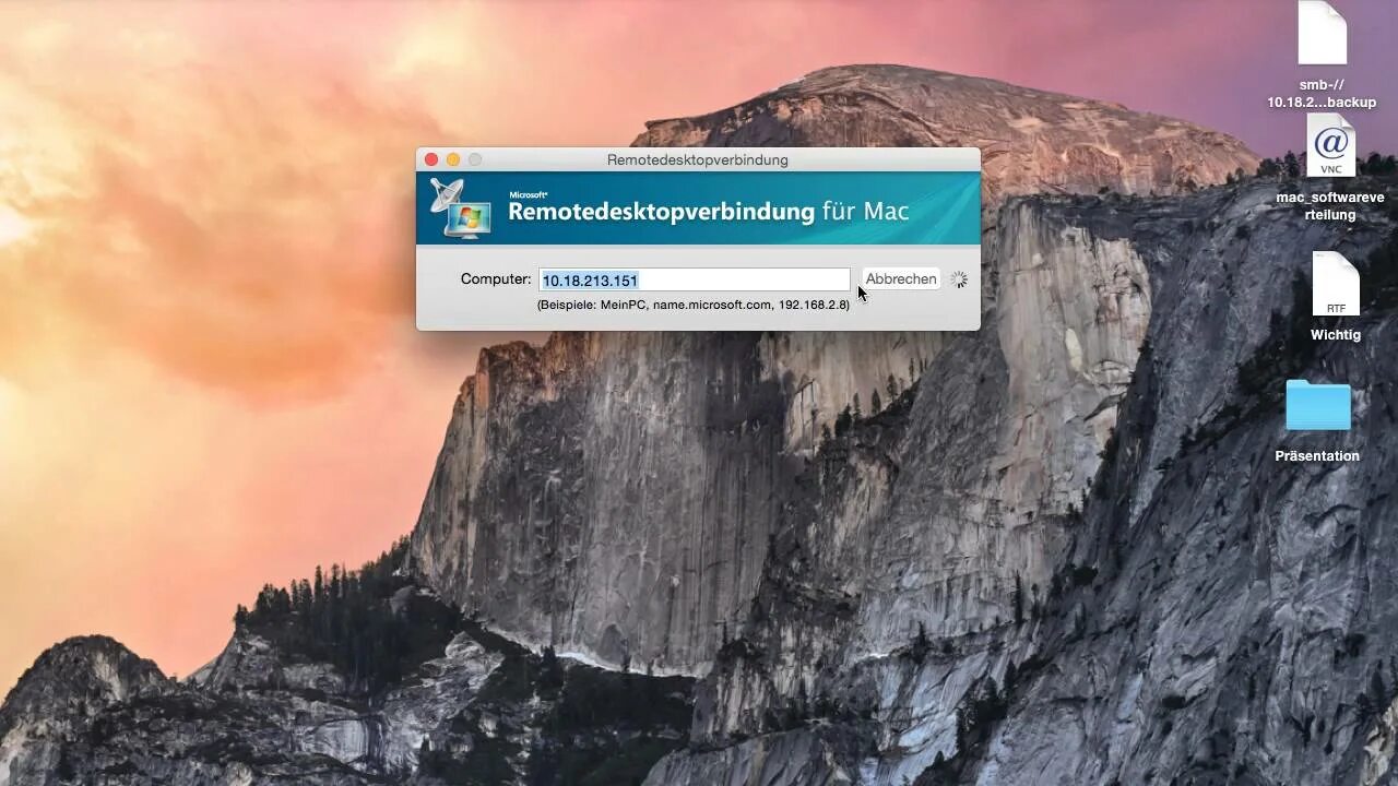 Подключение к удаленному рабочему столу mac os Remote Desktop Verbindung von MAC zu Windows - YouTube