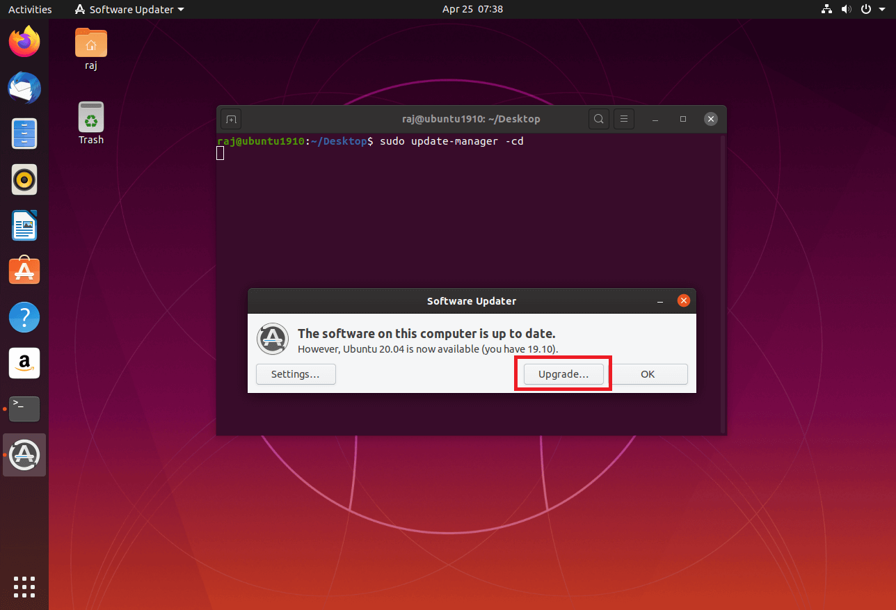 Подключение к удаленному рабочему столу ubuntu How To Upgrade To Ubuntu 20.04 From Ubuntu 18.04 / Ubuntu 19.10 Detailed Guide I