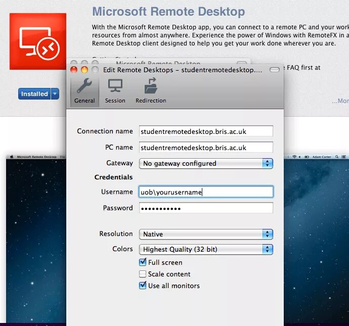 Подключение к удаленному серверу mac os Microsoft Remote Desktop for Mac FREE Download Network software, Microsoft, Appl