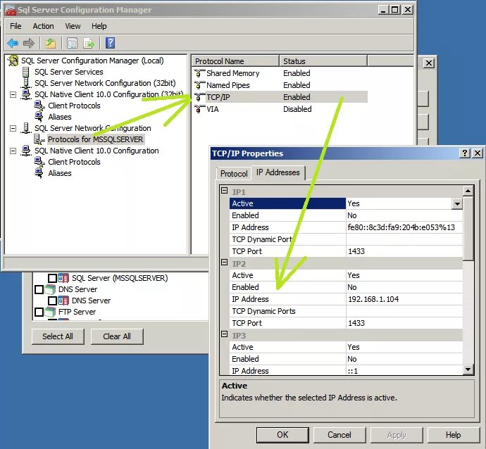 Подключение к удаленному серверу sql connection string - Cannot connect to Sql server on Godaddy using the plesk delu