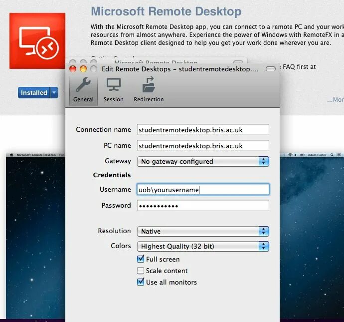 Подключение к удаленному столу mac os Microsoft Remote Desktop for Mac FREE Download Network software, Microsoft, Appl