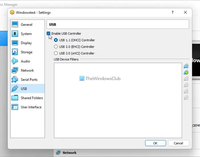 Подключение к виртуальной машине VirtualBox Failed to attach the USB device to the virtual machine