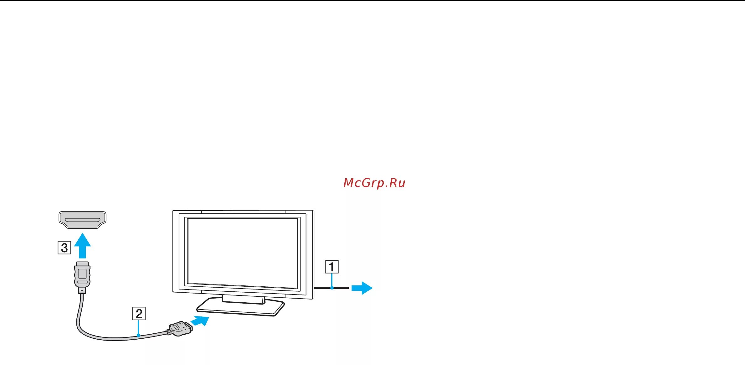 Подключение к ютубу через телевизор Sony VAIO VPCYB1S1R/S 64/141 Подсоединение телевизора с входным разъемом hdmi