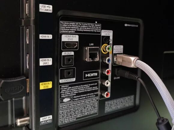 Подключение кабелей к телевизору самсунг Samsung-UN55F7100 connections - Astra 2