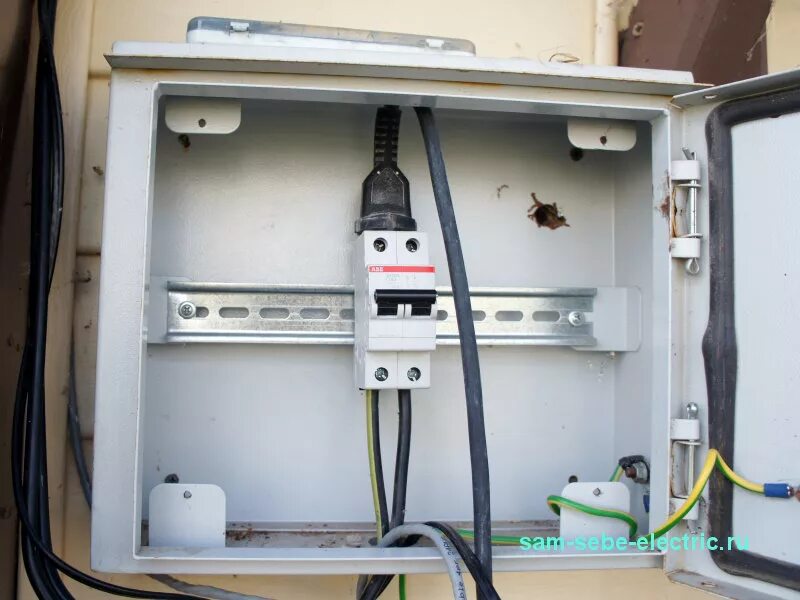 Подключение кабеля 4 16 Как подключить розетку к автомату в щитке HeatProf.ru
