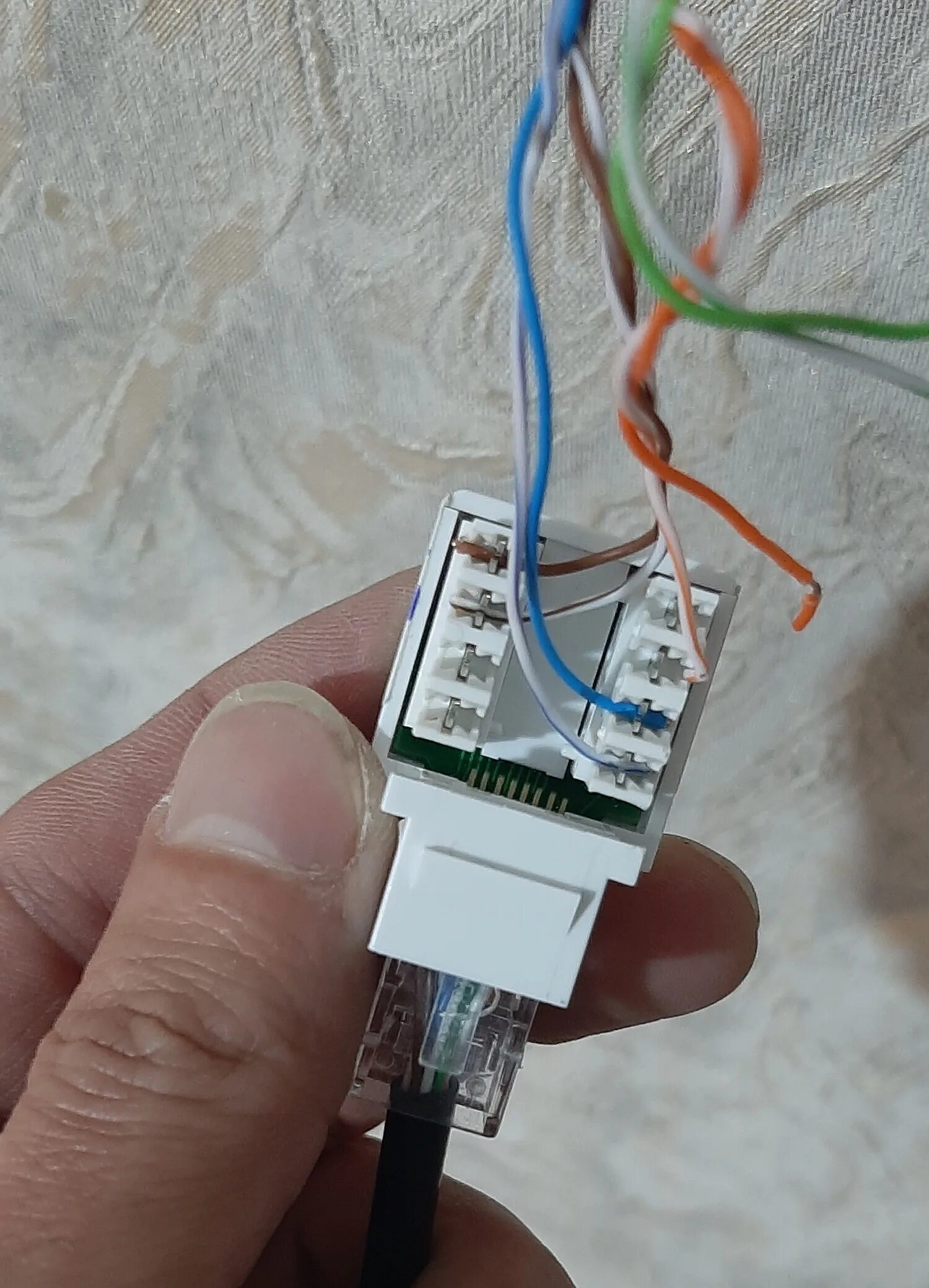 Подключение кабеля к розетке rj 45 Как развести входной лан кабель на две розетки RJ45? - Хабр Q&A