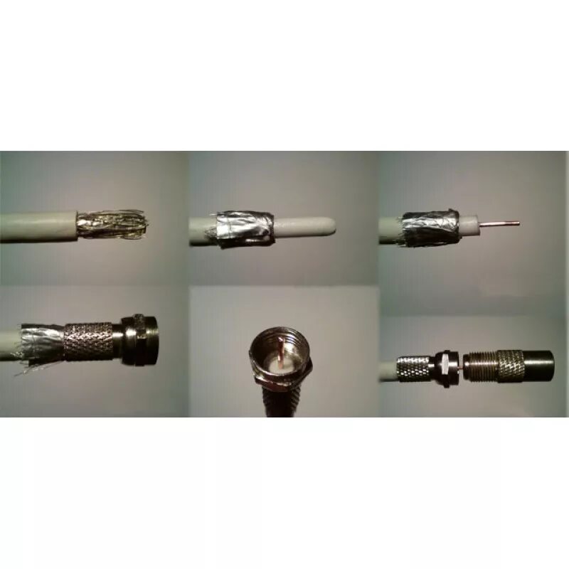Подключение кабеля к телевизору штекер Кабель RG 6/U купить в Смоленске