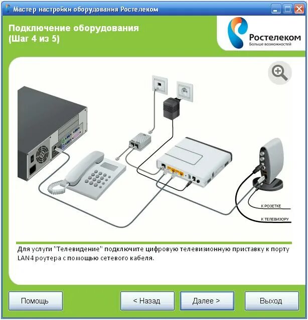 Подключение кабеля ростелеком к телевизору Подключить телевидение без интернета фото - DelaDom.ru