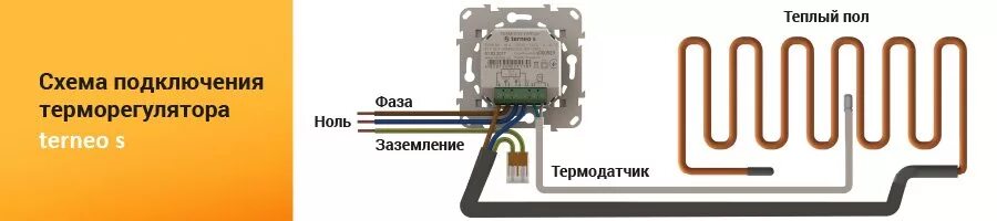 Подключение кабеля теплого пола к терморегулятору Подключение терморегулятора к теплому полу