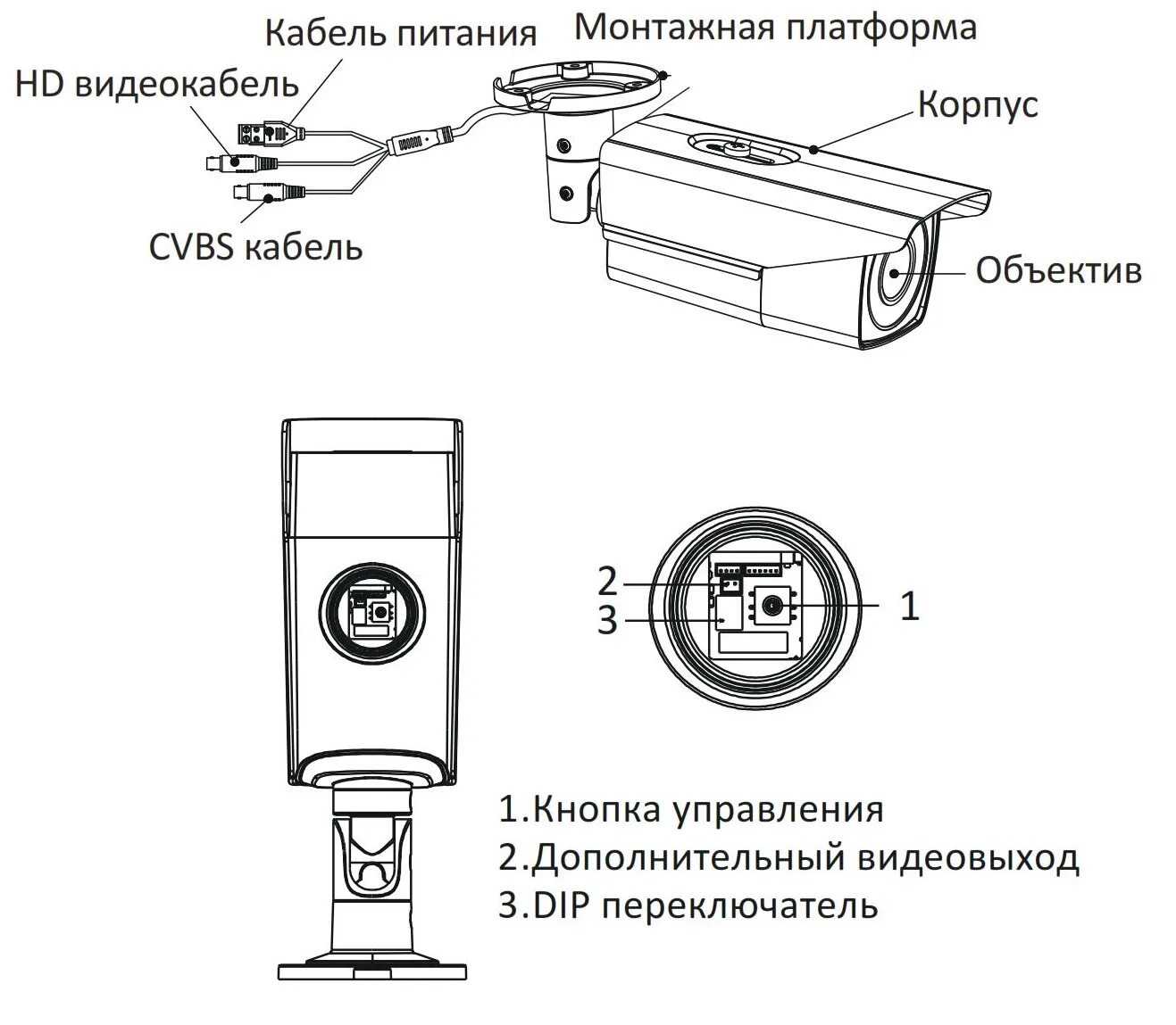 Подключение камер hi watch Hikvision DS-2CE16D9T-AIRAZH - уличная HD-TVI камера с ИК, объектив 5 -50 мм