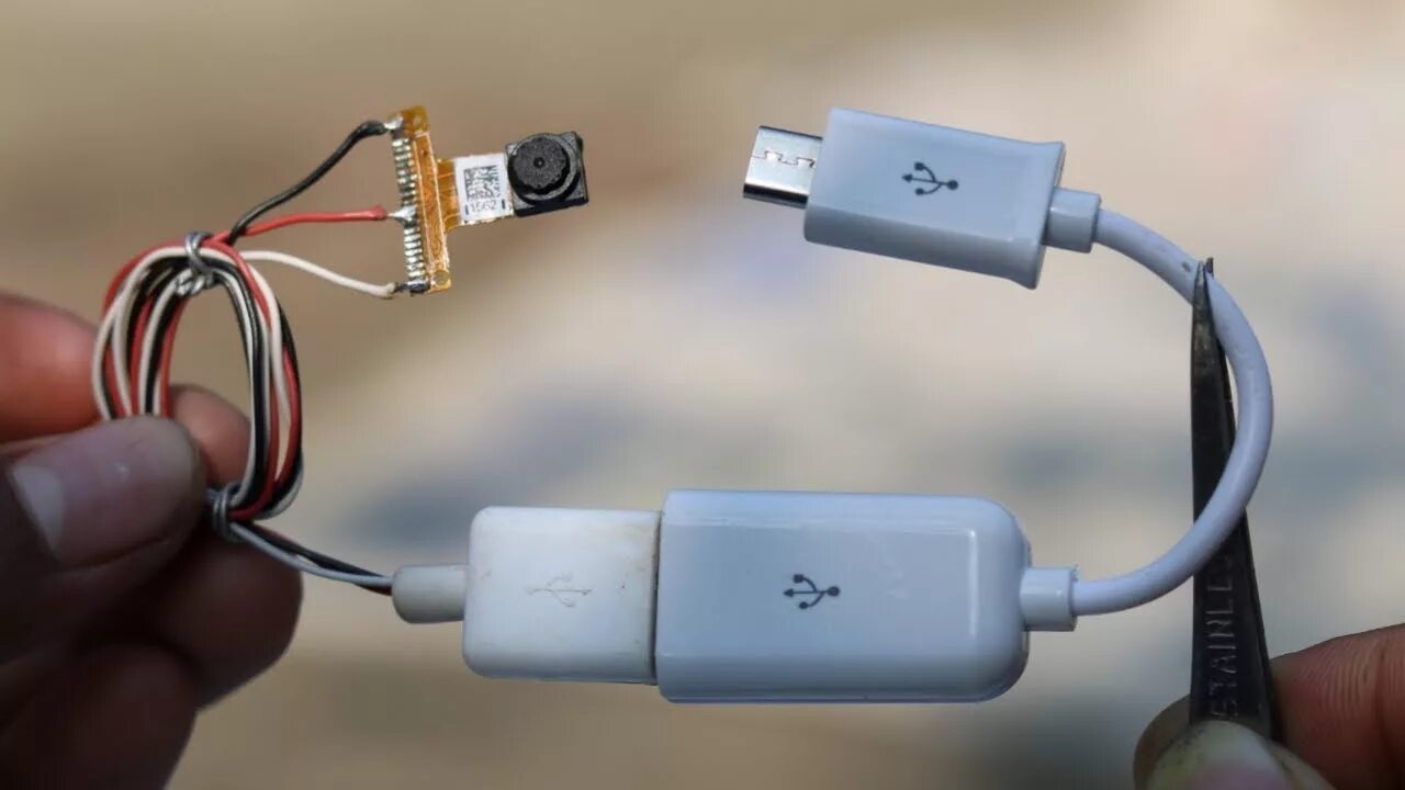 Подключение камер usb к смартфону How to make USB Webcam Camera - with Old Phone Camera - YouTube