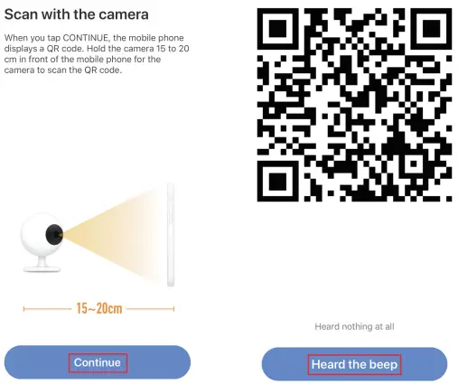 Подключение камеры без qr кода MEARI Bell 5S IP Camera User Guide