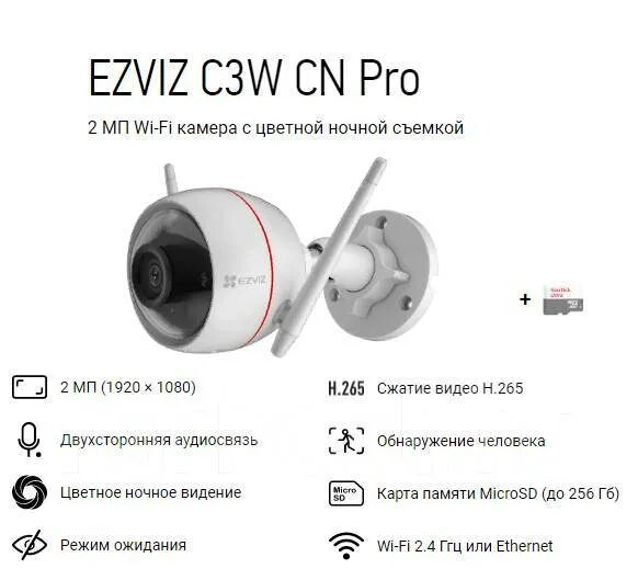 Обзор домашней Wi-FI камеры Ezviz C2mini