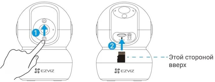 Подключение камеры ezviz к wifi Обзор EZVIZ TY2: поворотная Wi-Fi-камера Яблык